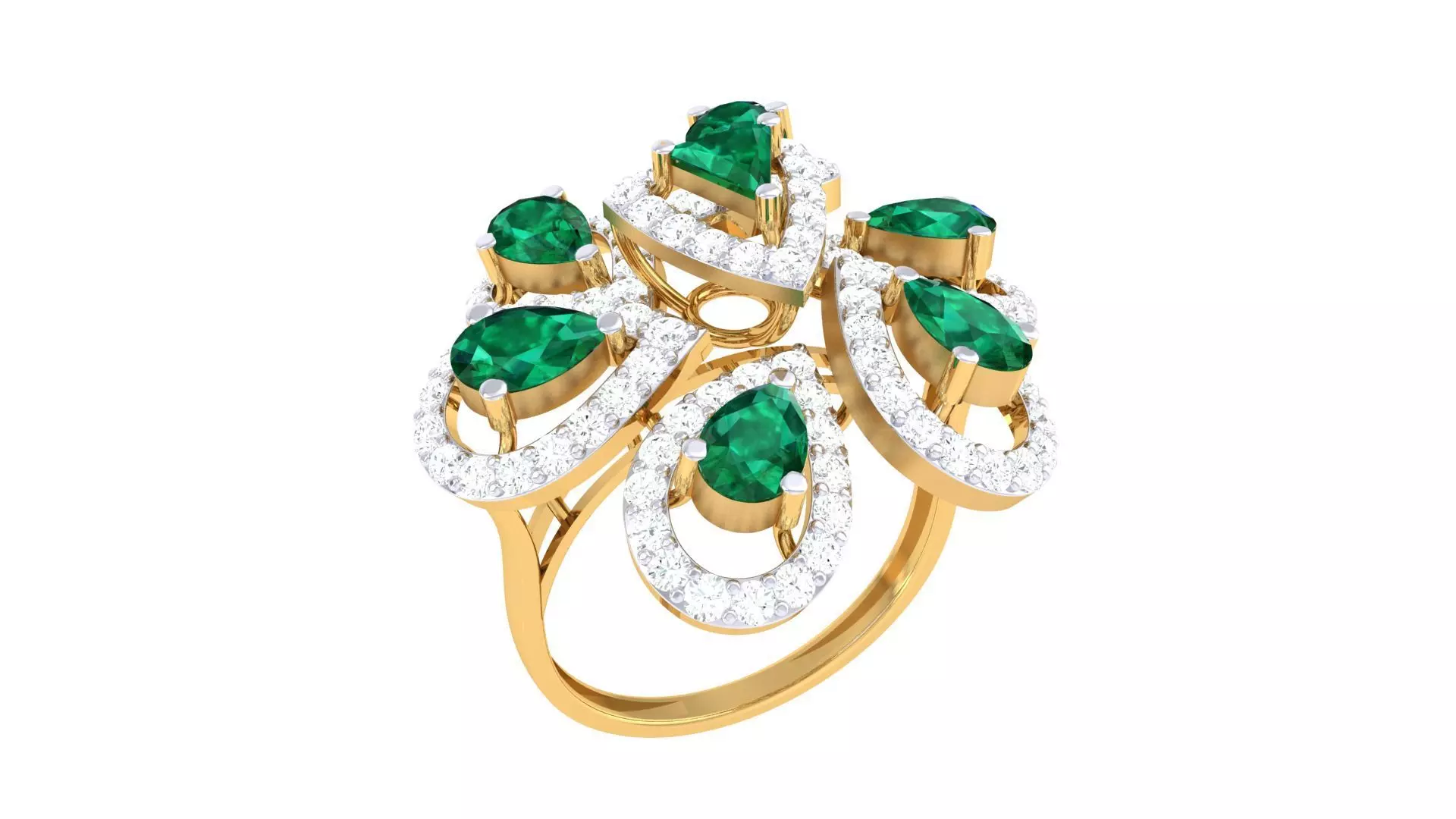 Cocktail Ring - 22 3D print model_0