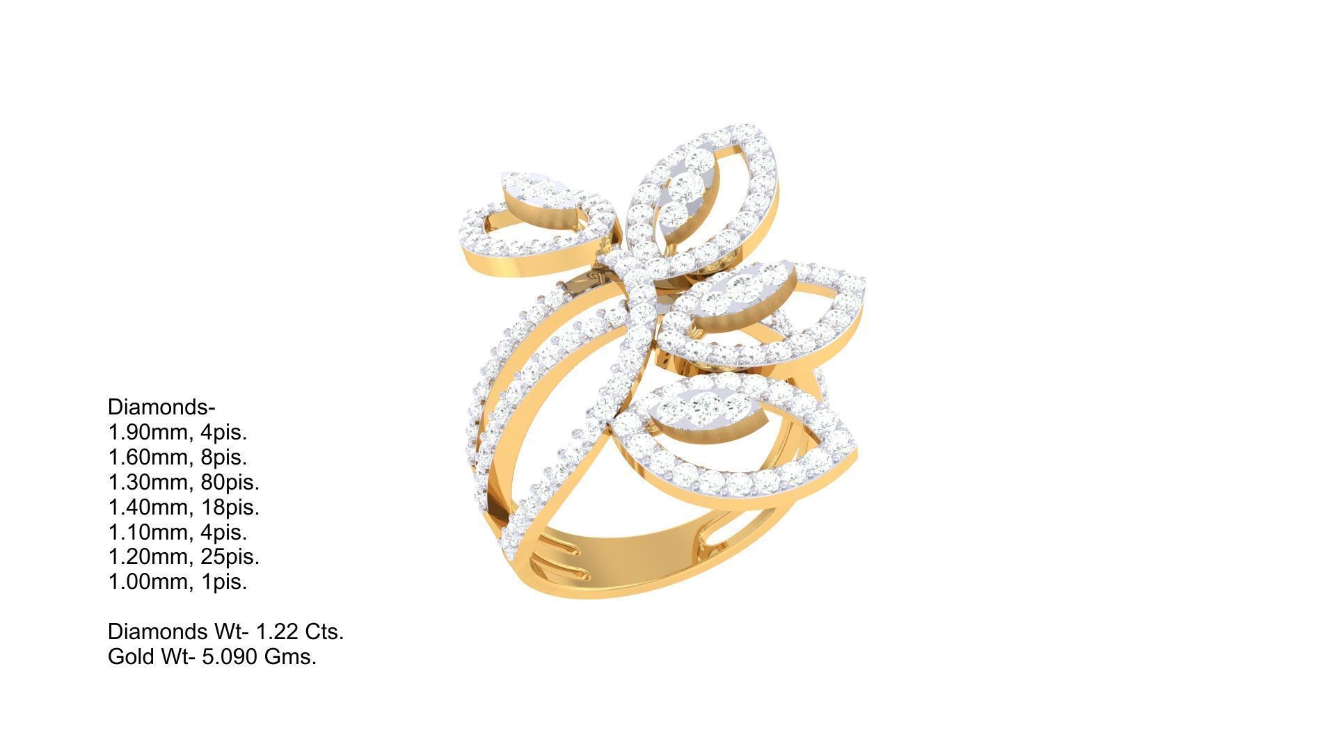 Cocktail Ring - 14 3D print model_1