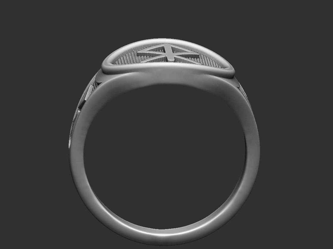 Rune and 4 Elements Ring 3D model 3D printable | CGTrader