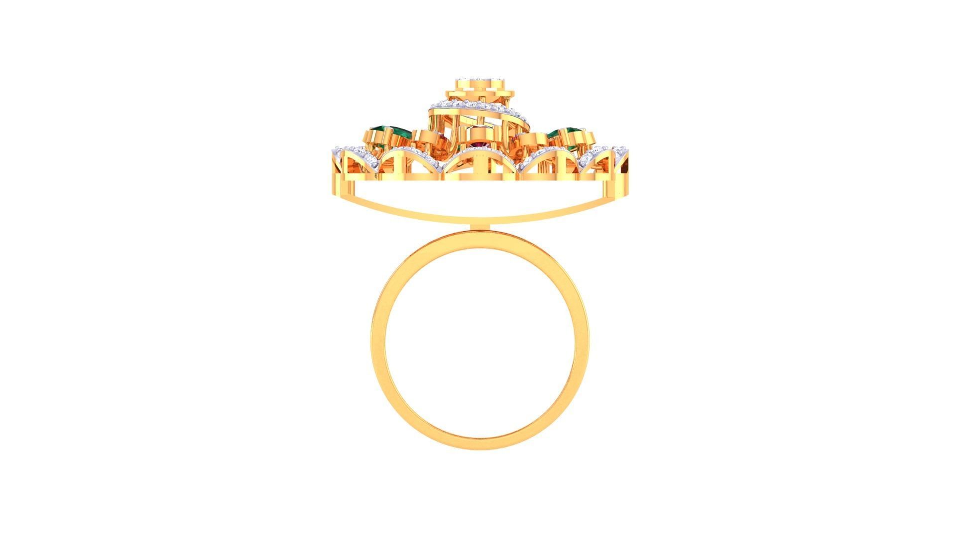 Cocktail Ring - 13 3D print model_3