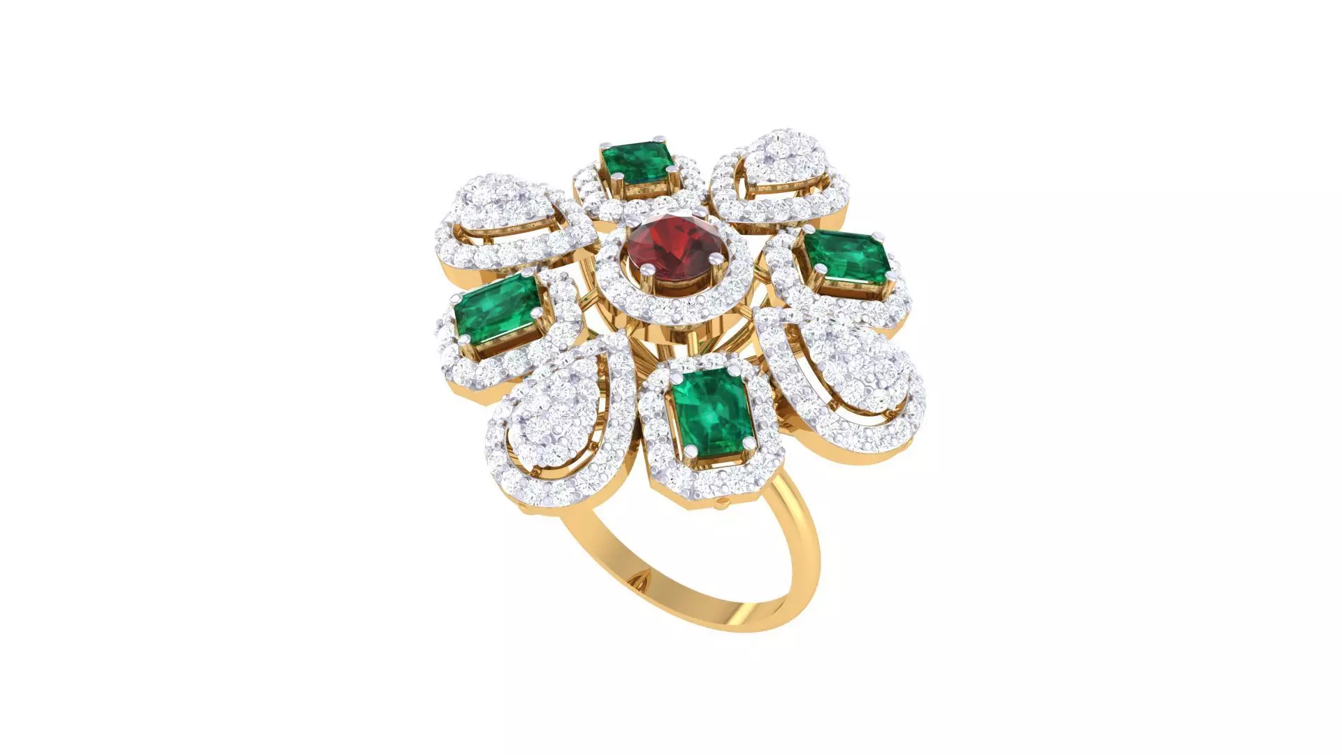 Cocktail Ring - 37 3D print model_0