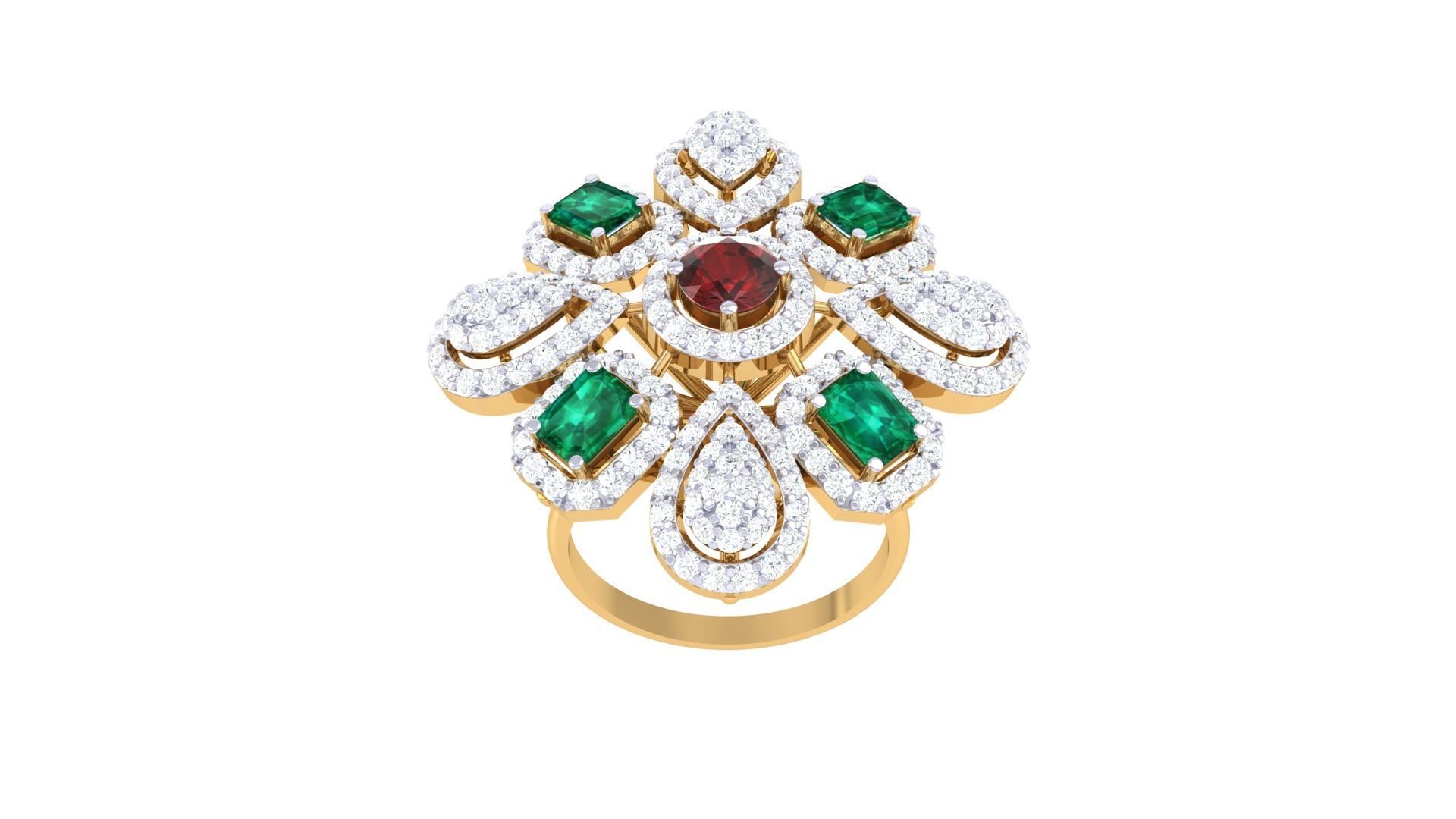 Cocktail Ring - 37 3D print model_2