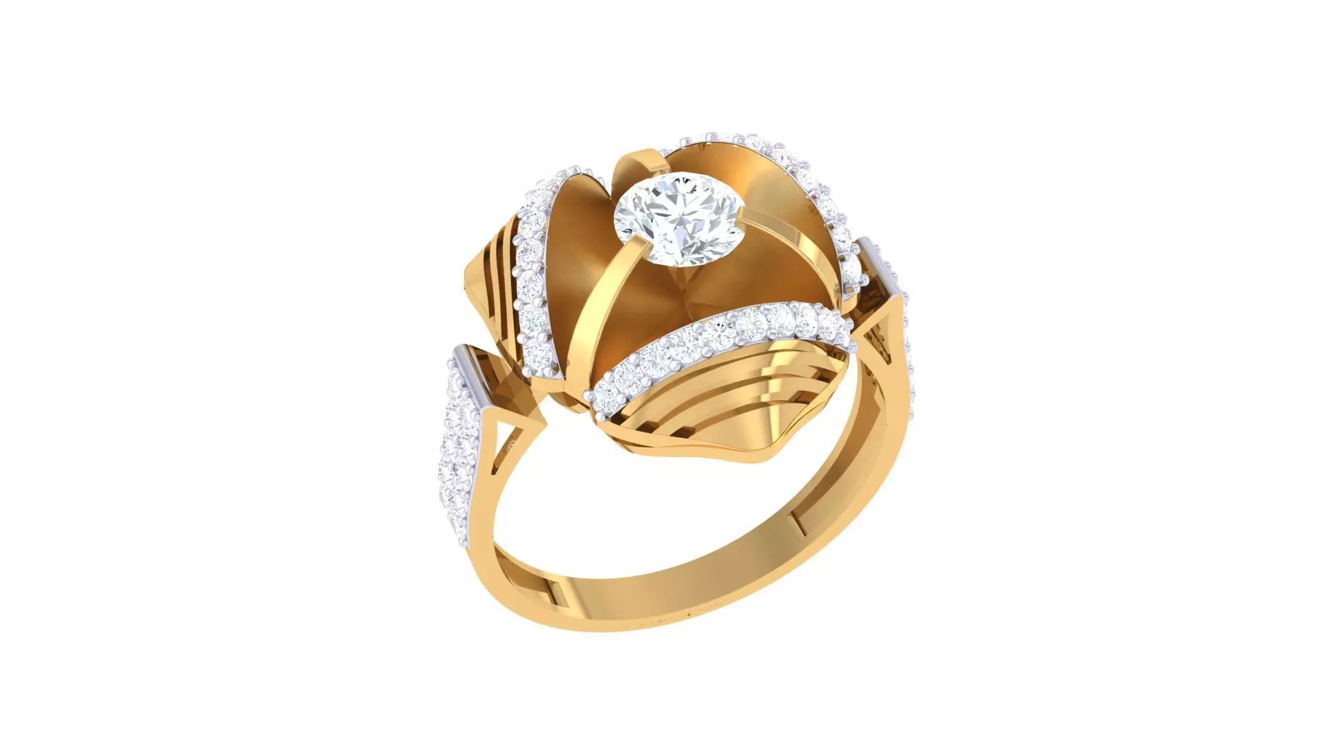 Solitaire Ring - 24 3D print model_0