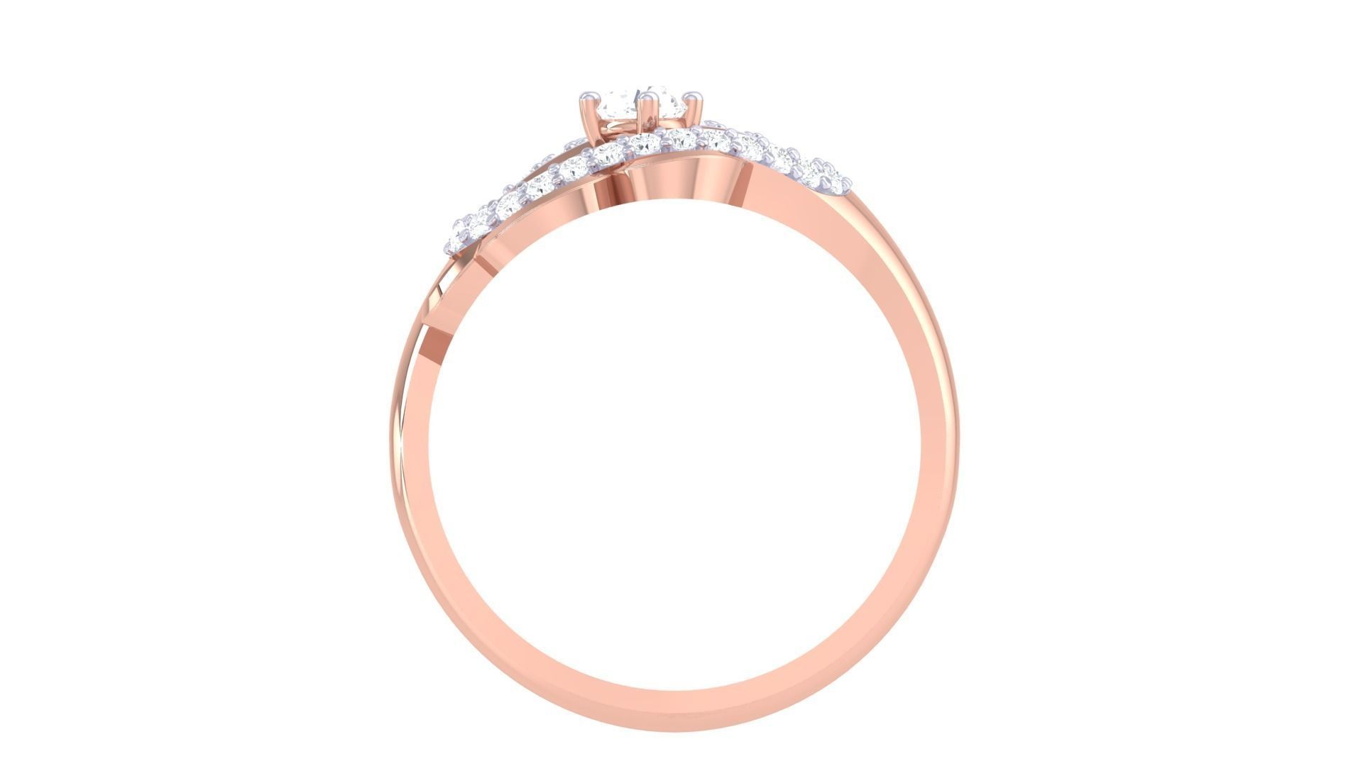 Solitaire Ring - 15 3D print model_3