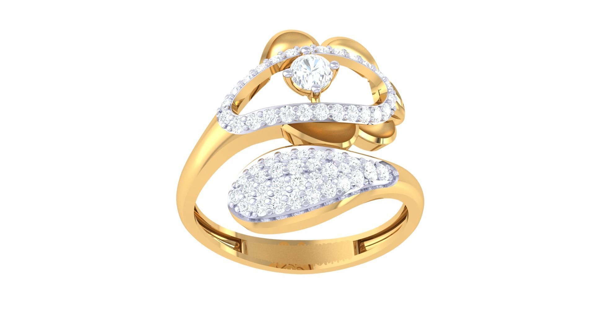 Solitaire Ring - 15 3D print model_2