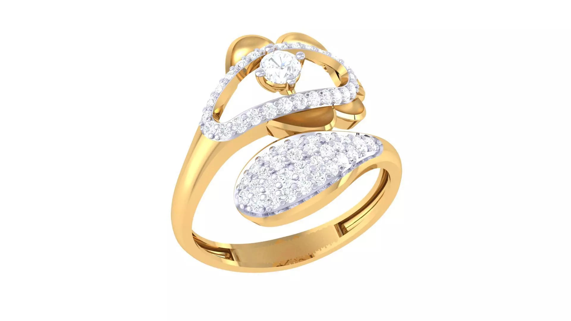 Solitaire Ring - 15 3D print model_0