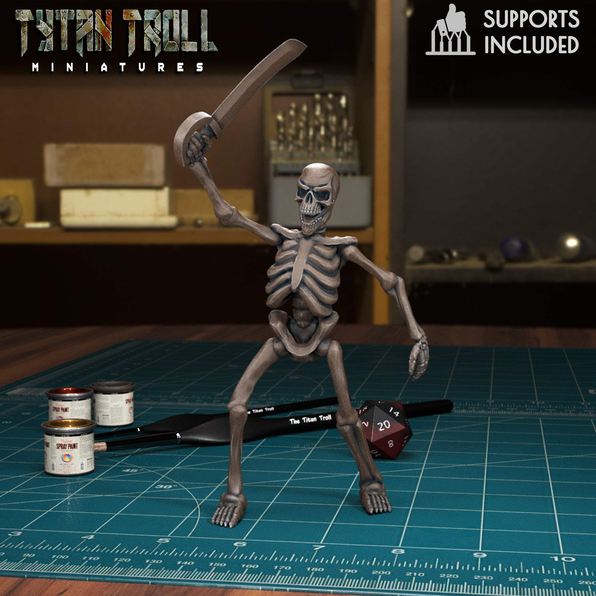 Skeleton Bundle - Pre-Supported 3D print model_2