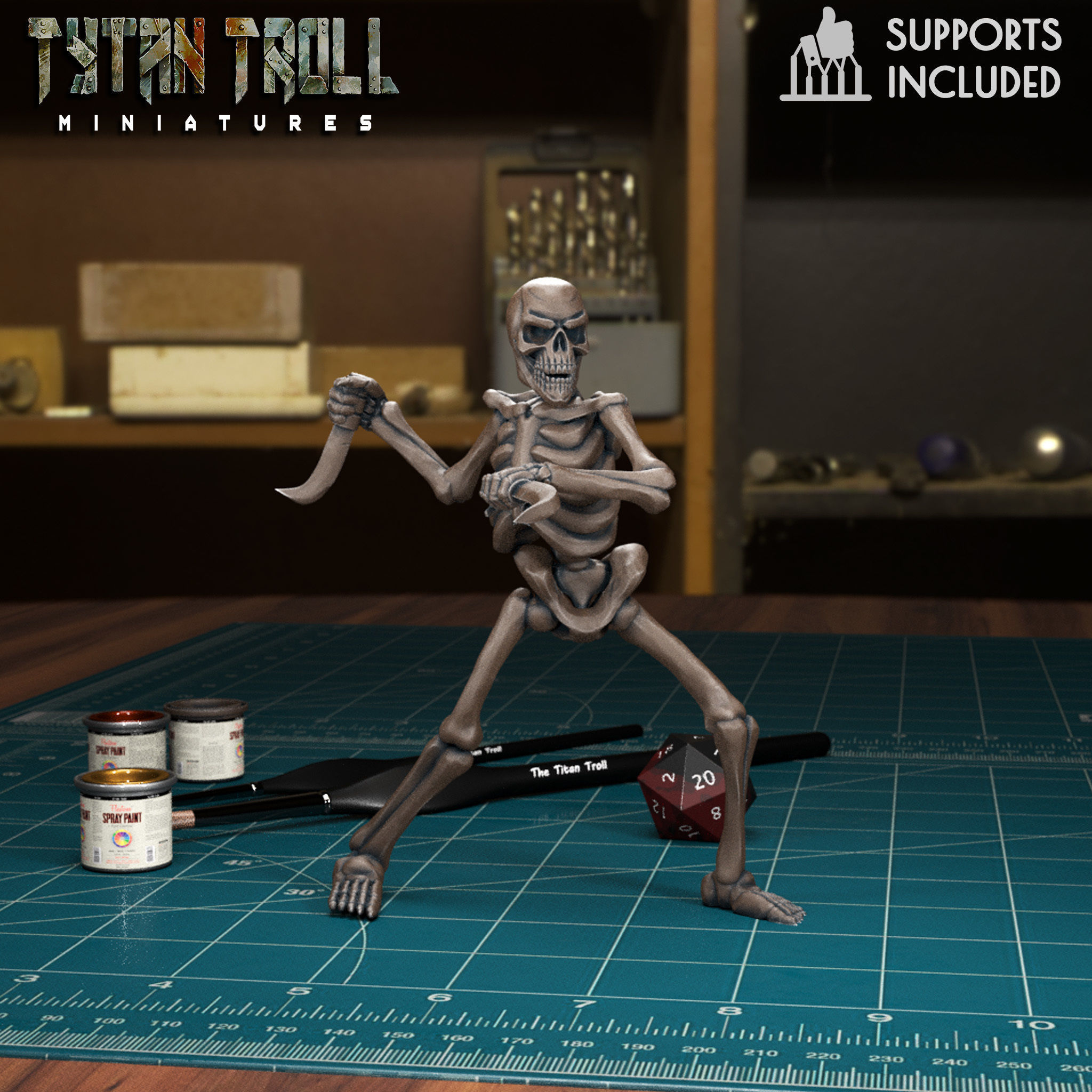 Skeleton Bundle - Pre-Supported 3D print model_5