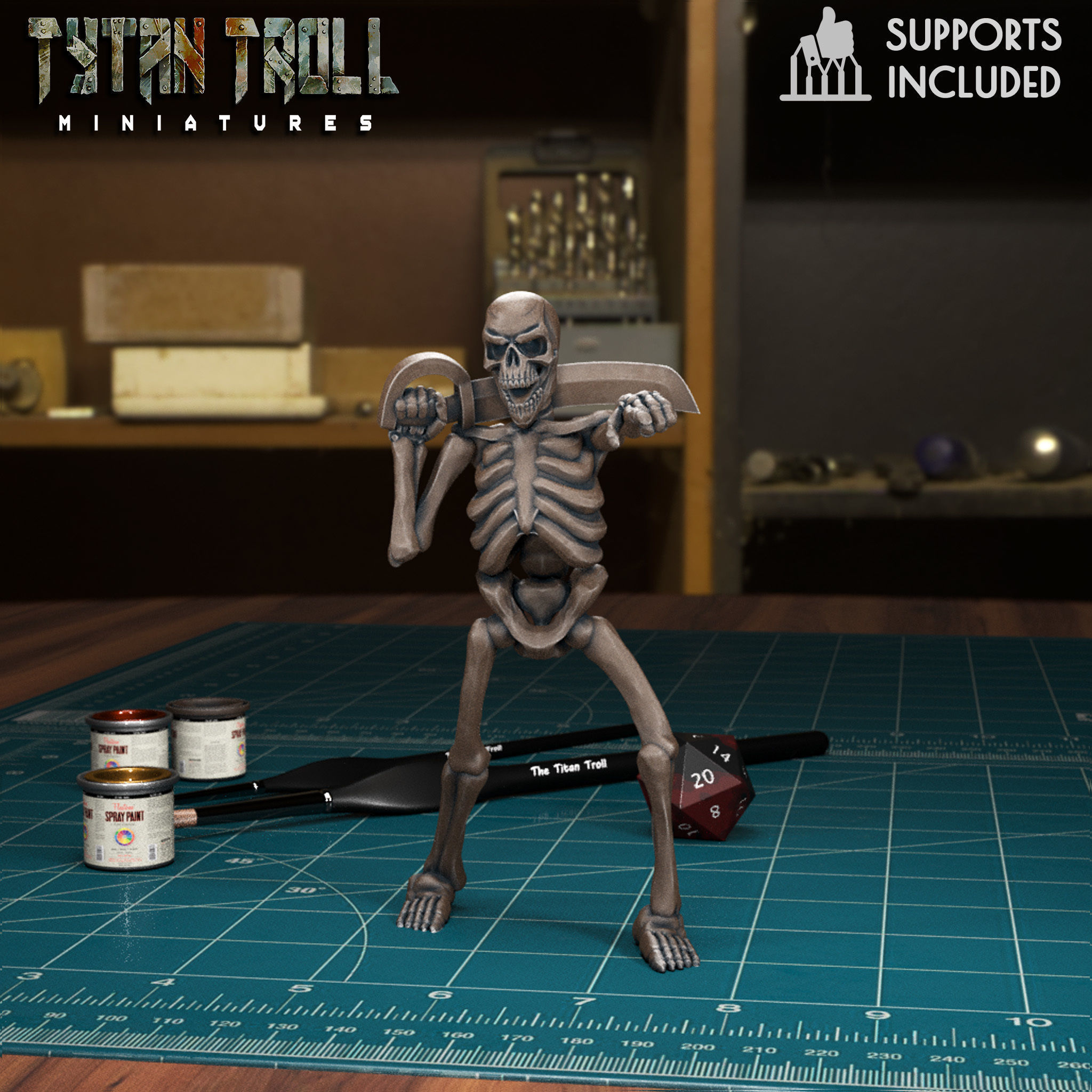 Skeleton Bundle - Pre-Supported 3D print model_6
