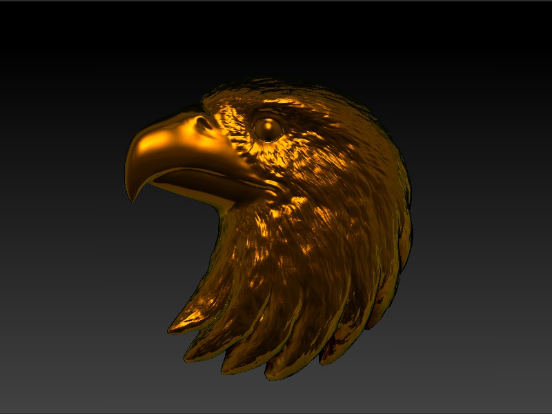 Eagle Head 3D print model_2