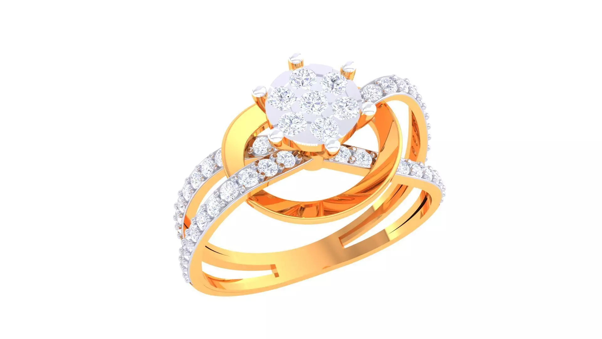 Diamond Ring - 9 3D print model_0