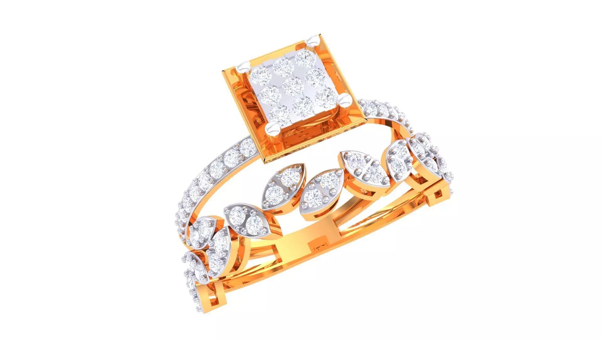 Diamond Ring - 34 3D print model_0