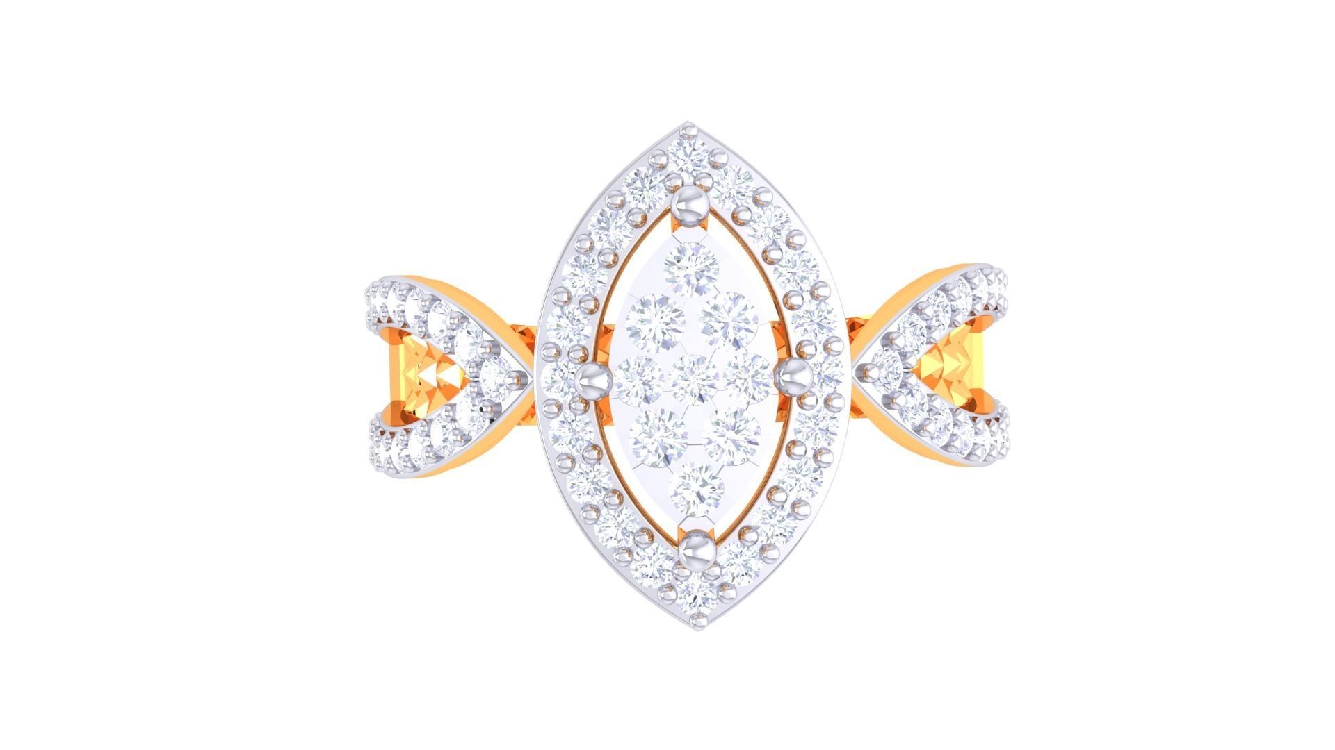 Diamond Ring - 11 3D print model_3