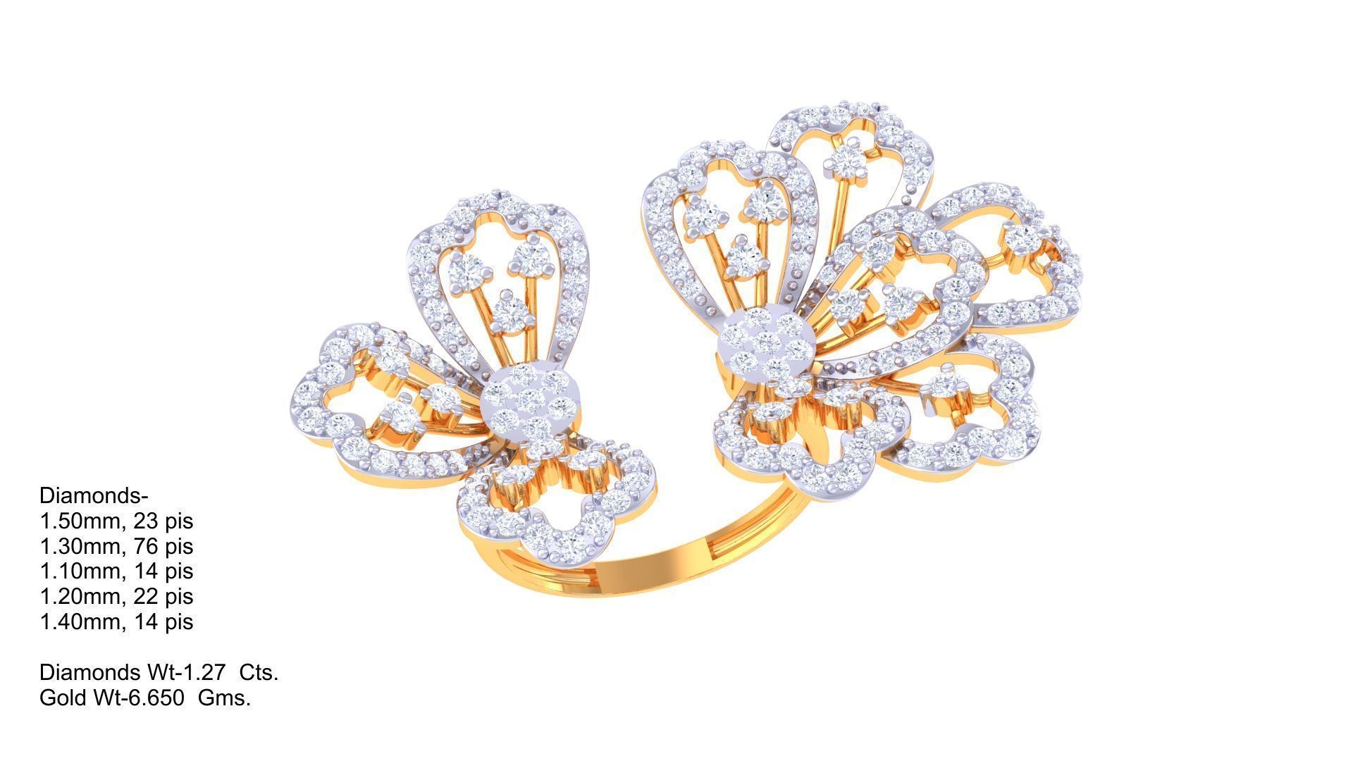 Cocktail Ring - 59 3D print model_1