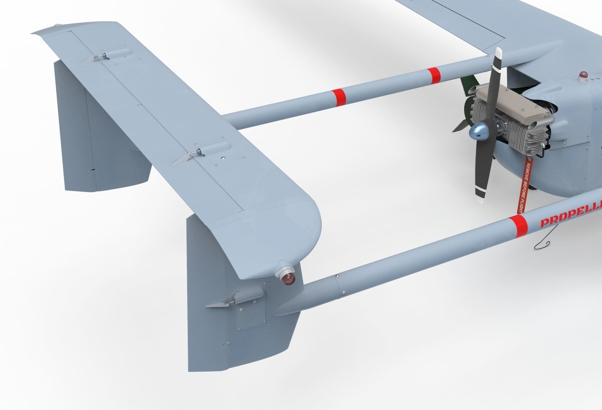 Uav Model UAV military aircraft drone 3D model | CGTrader