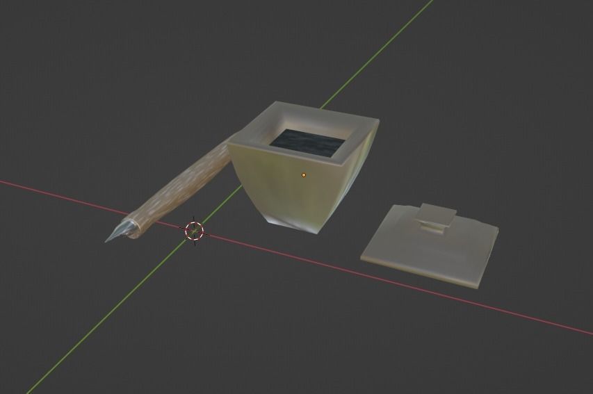 Old Style Room with Whole Furnitures Free 3D model_13