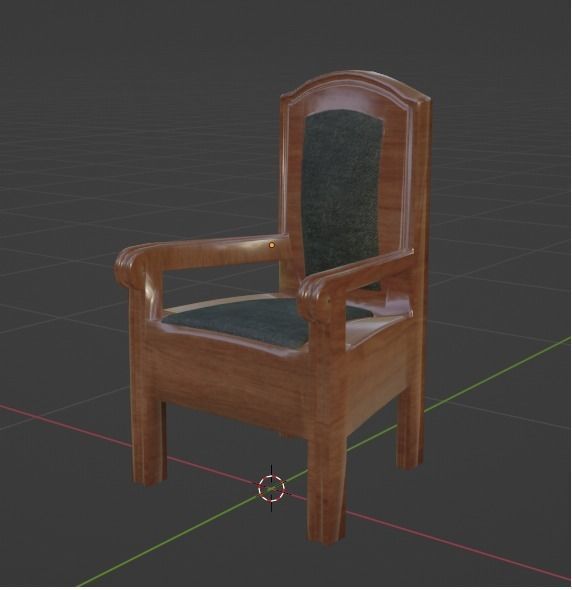 Old Style Room with Whole Furnitures Free 3D model_3