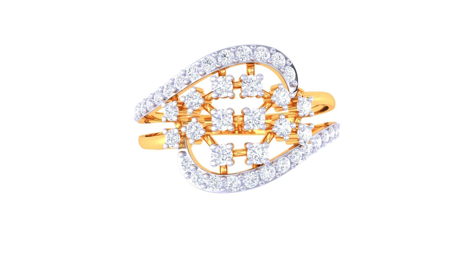 Diamond Ring - 32 3D print model_2