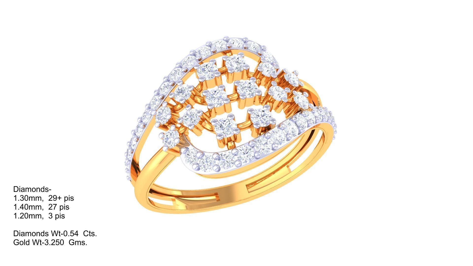 Diamond Ring - 32 3D print model_1