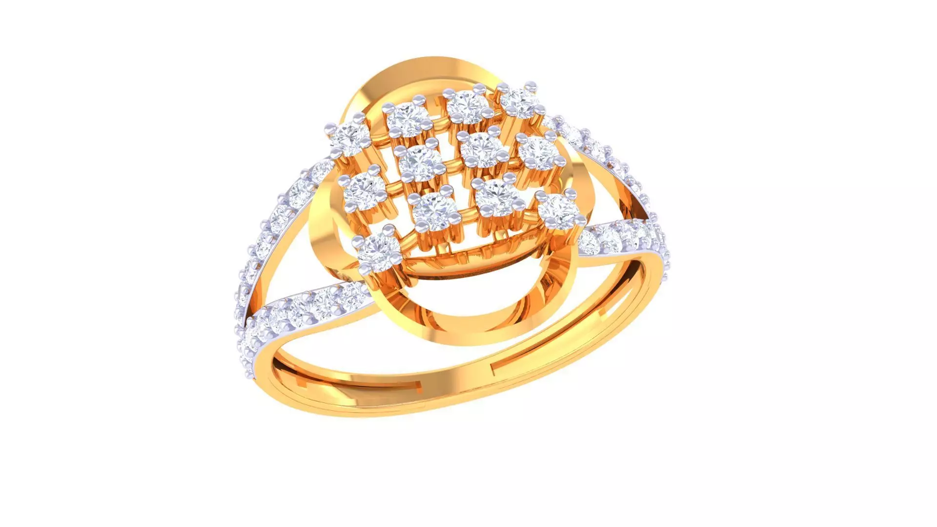 Diamond Ring - 30 3D print model_0