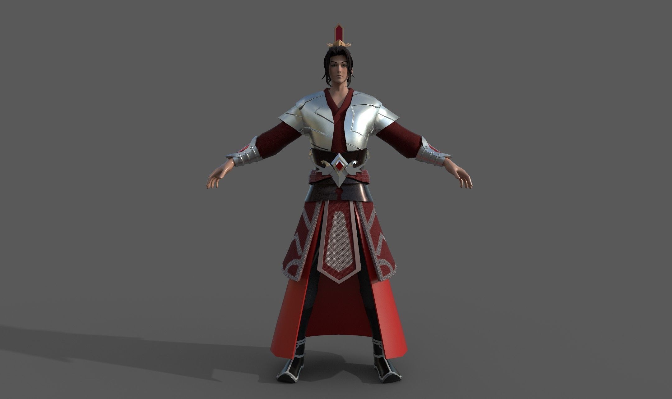Ancient Characters 3D model_1