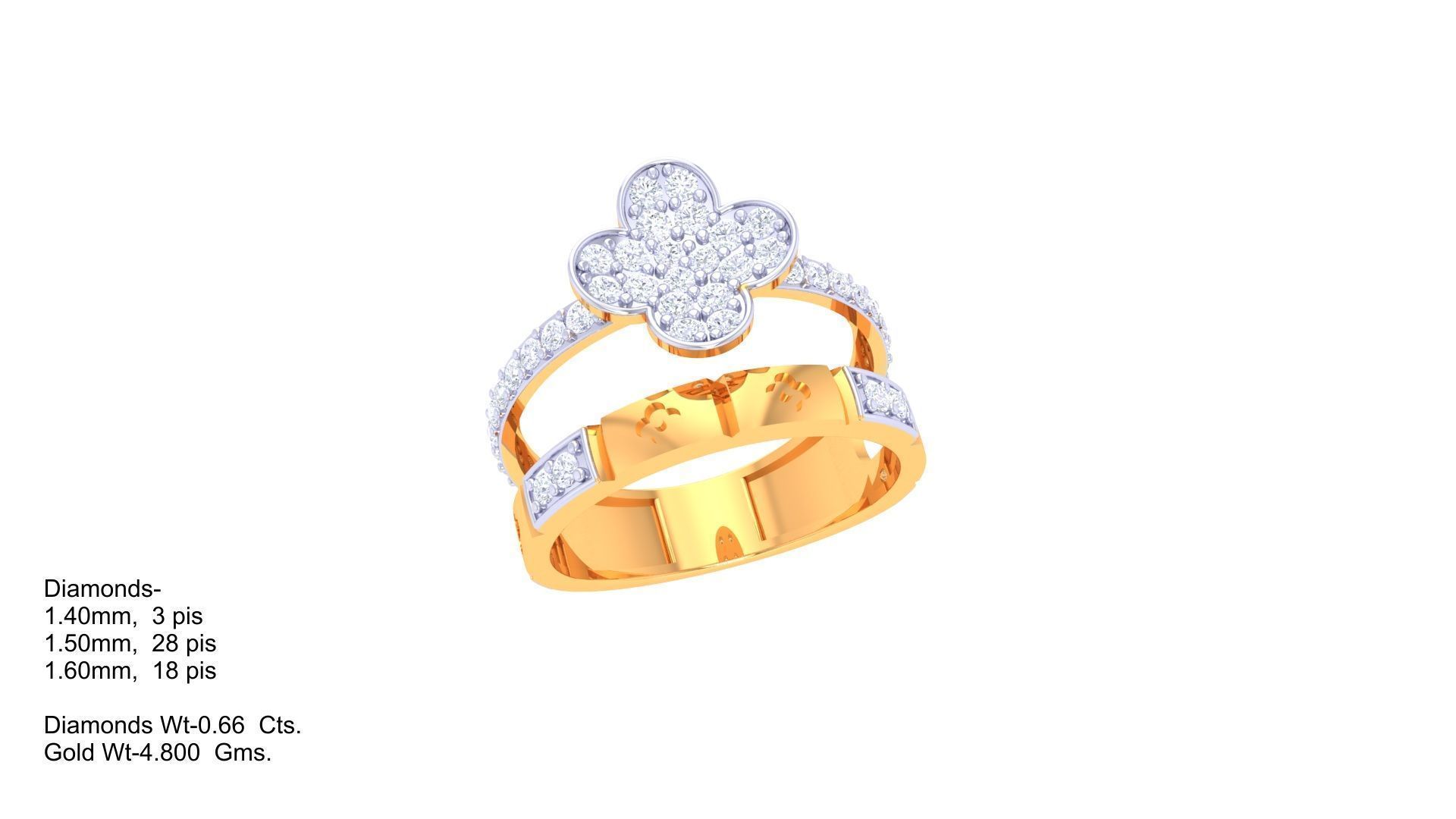 Diamond Ring - 88 3D print model_1