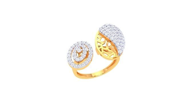 Diamond Ring - 81 3D print model