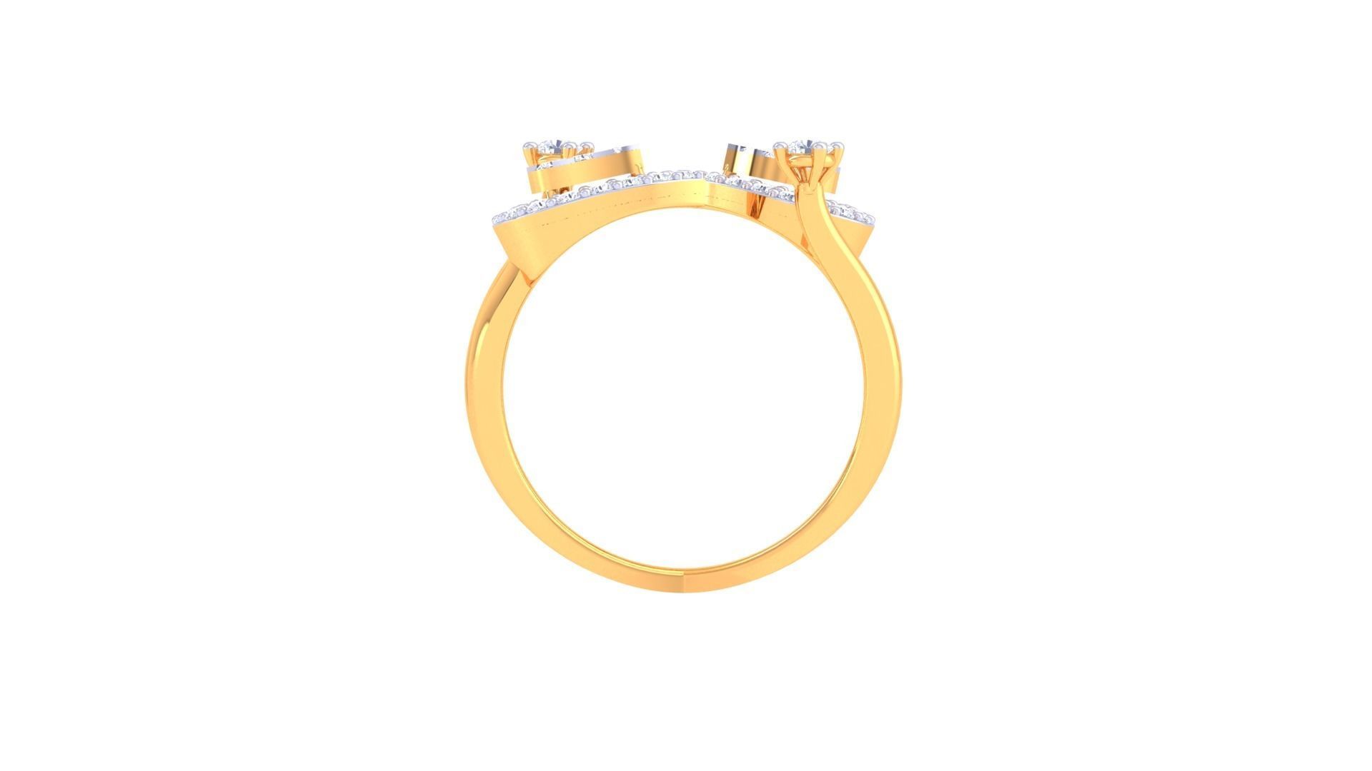 Cocktail Ring - 62 3D print model_3