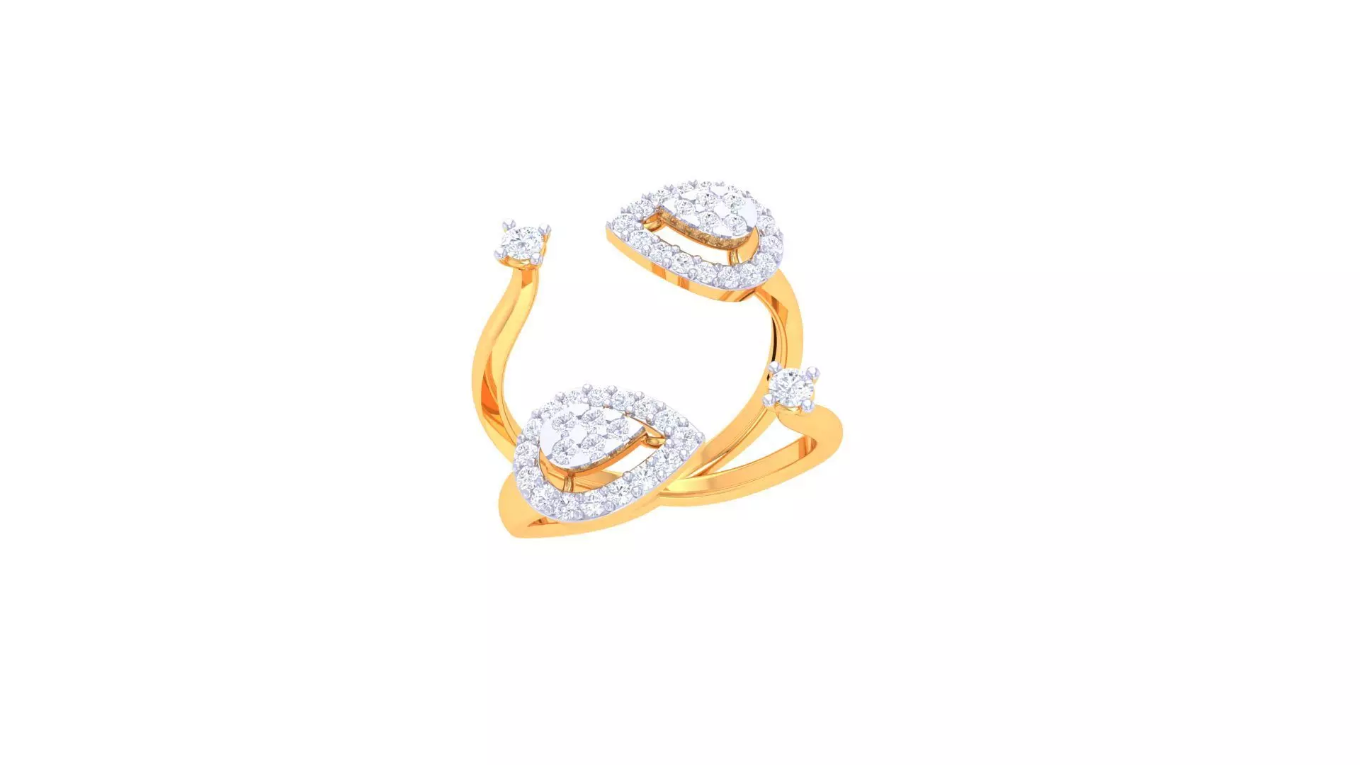 Cocktail Ring - 62 3D print model_0