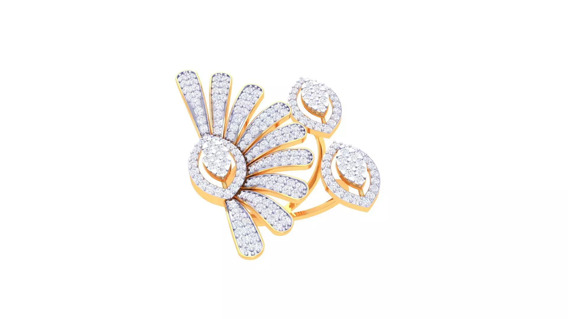 Cocktail Ring - 53 3D print model_0