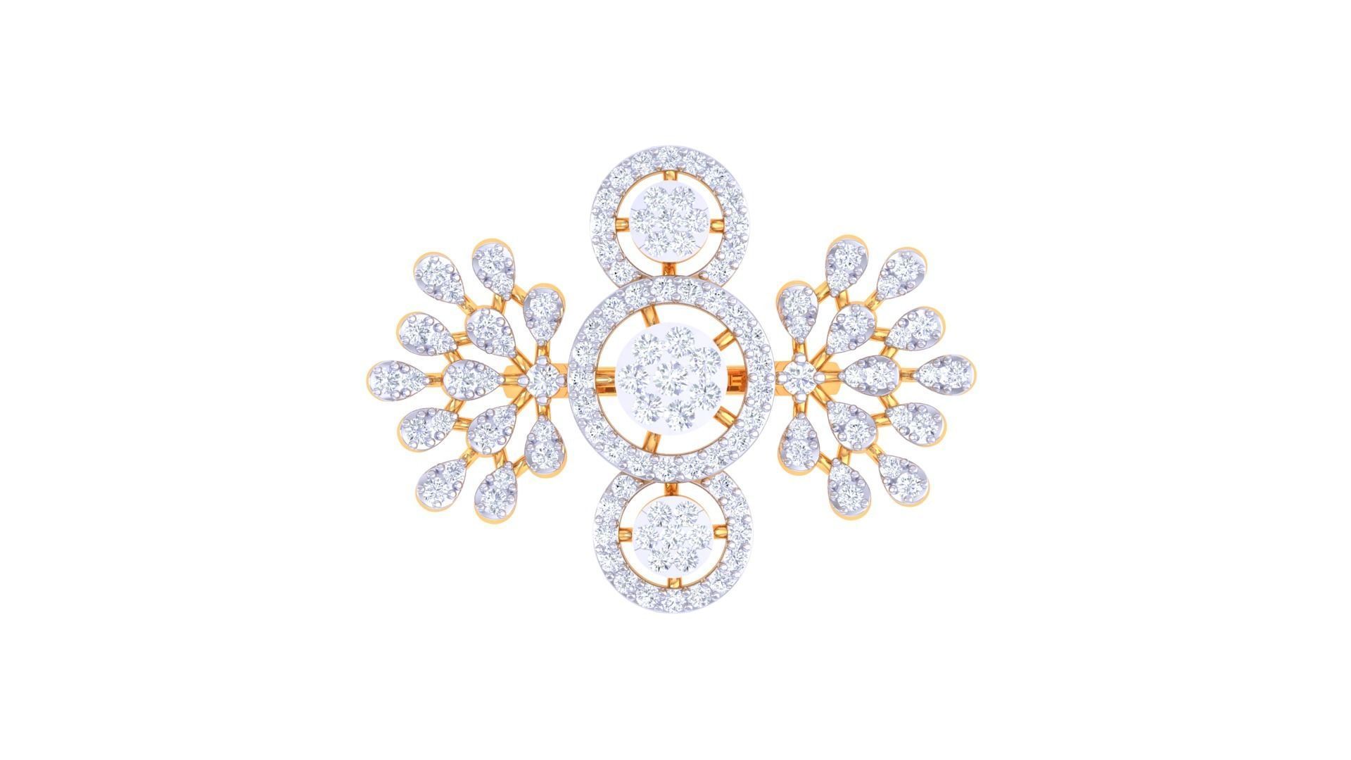 Cocktail Ring - 4 3D print model_2