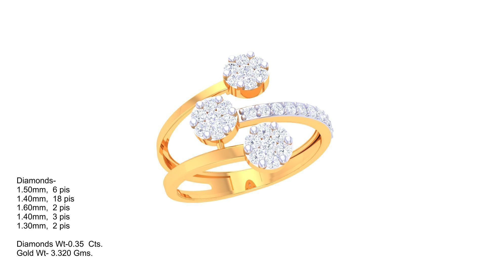 Diamond Ring - 36 3D print model_1