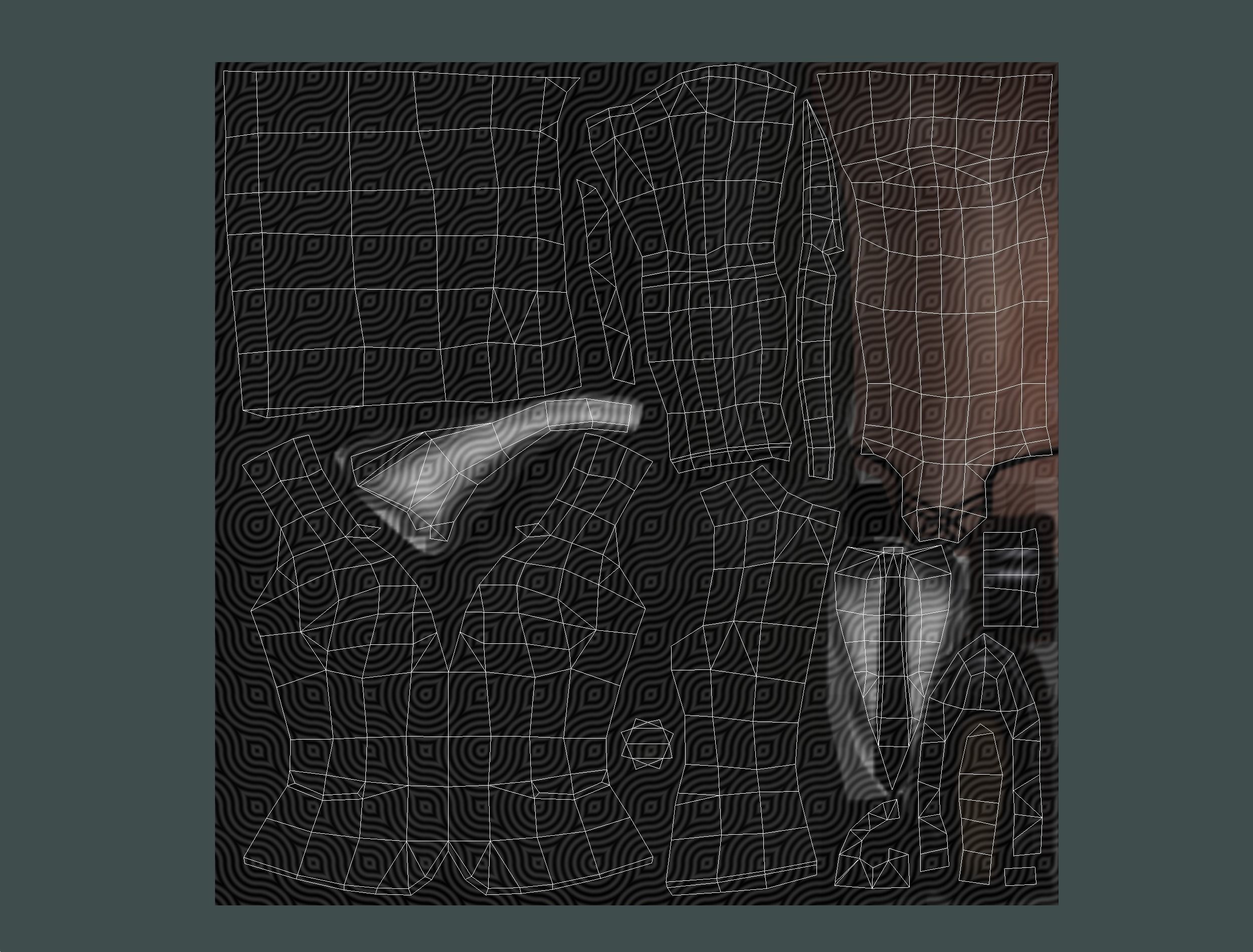 Female Young Woman Secretary Form Low-poly 3D model_18