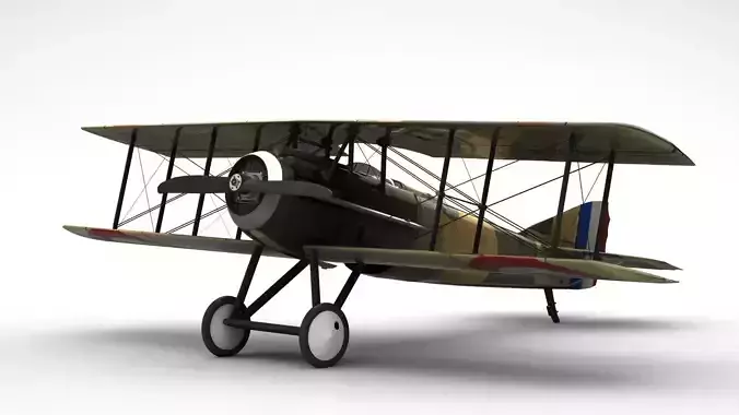 Spad XIII 1918 3D model