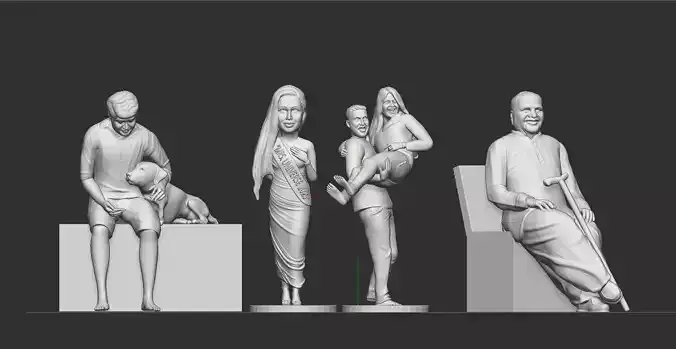 Miniature printable model  3D print model