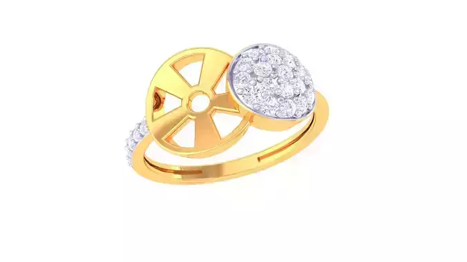 Diamond Ring - 98 3D print model