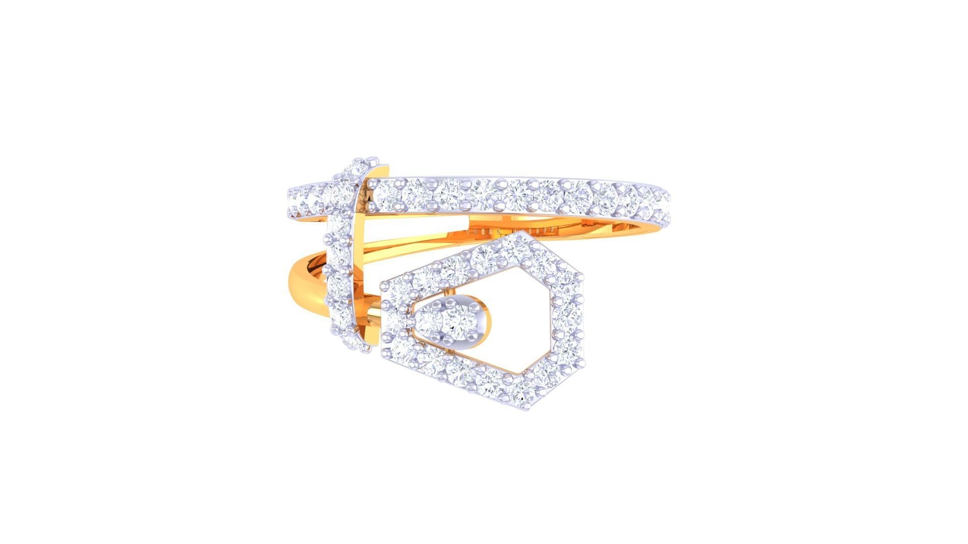 Diamond Ring - 81 3D print model_2