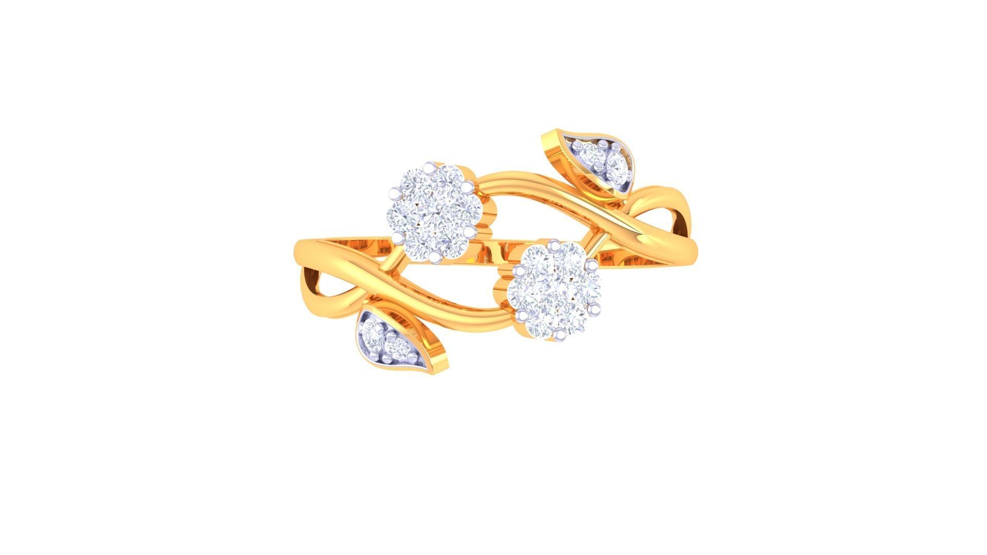 Delicate Ring - 67 3D print model_2