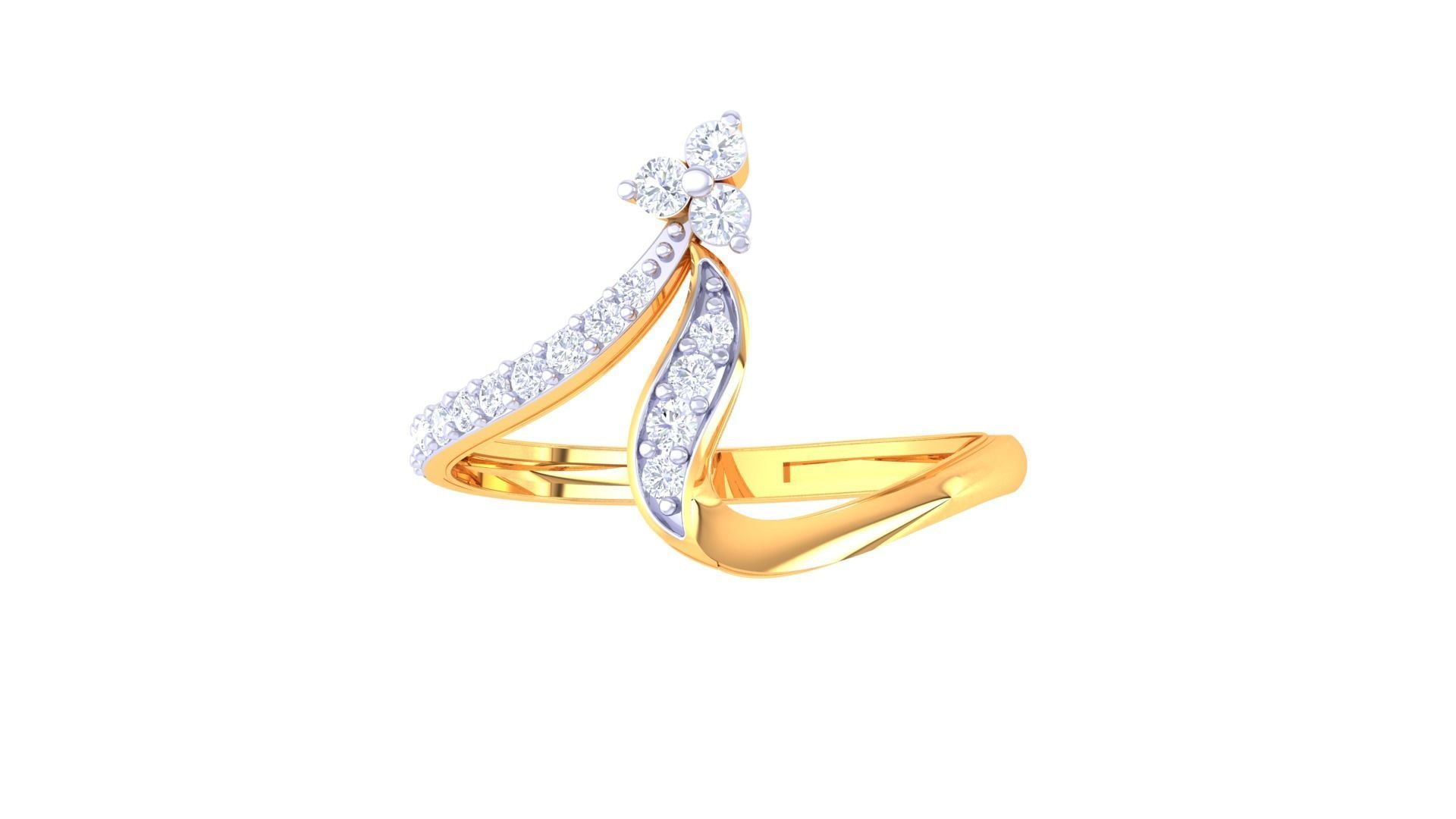 Delicate Ring - 65 3D print model_2