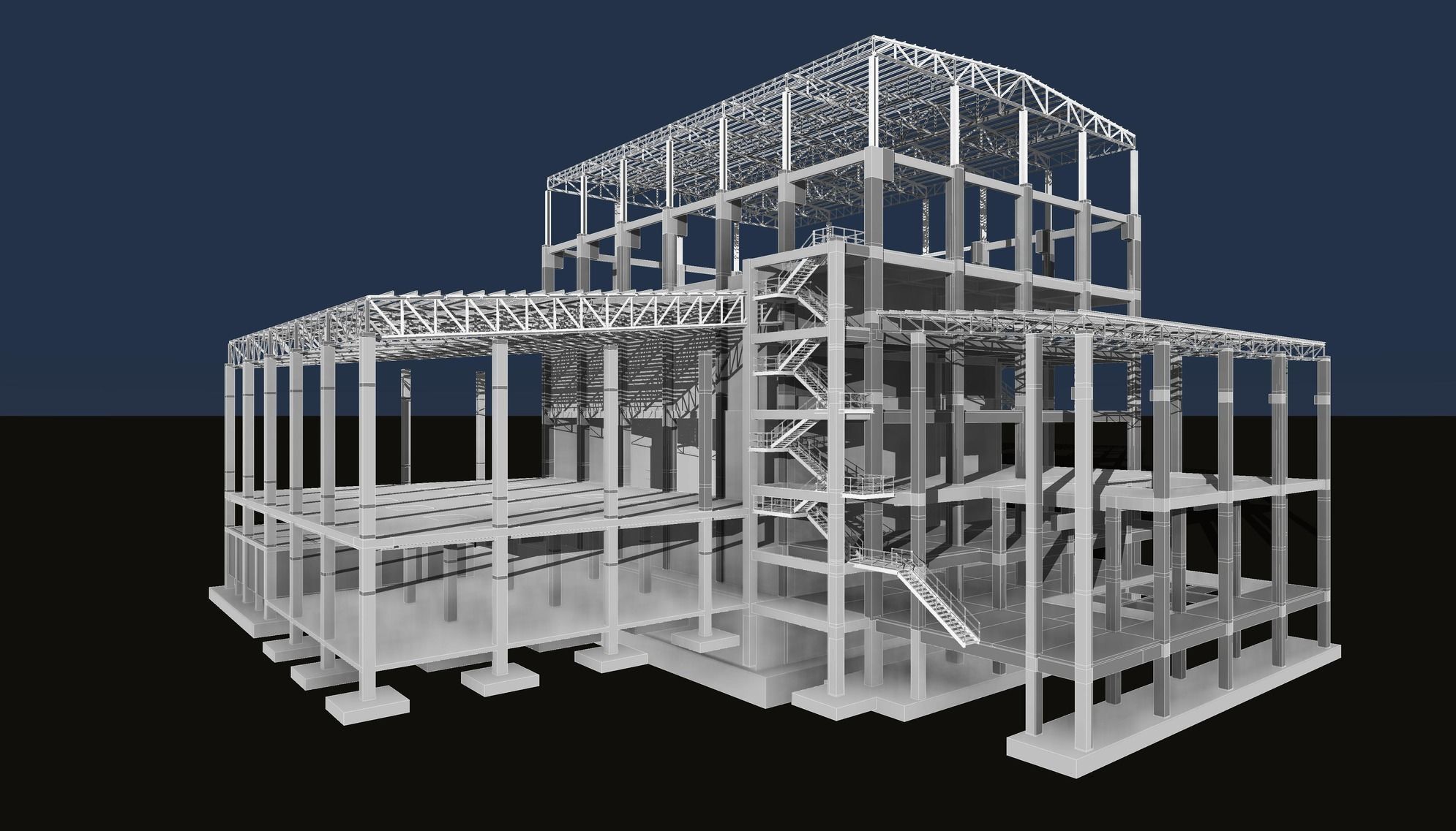 Buildings in Revit  3D Model Collection_1