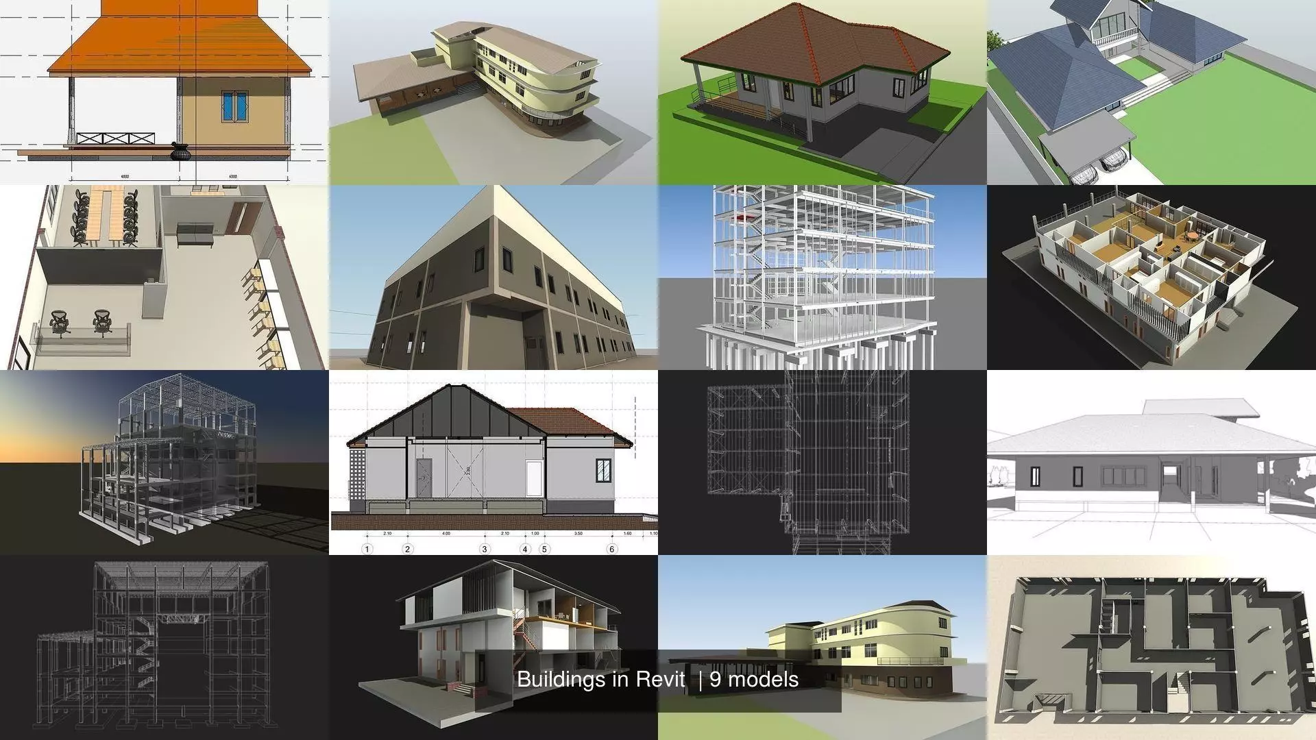 Buildings in Revit  3D Model Collection_0