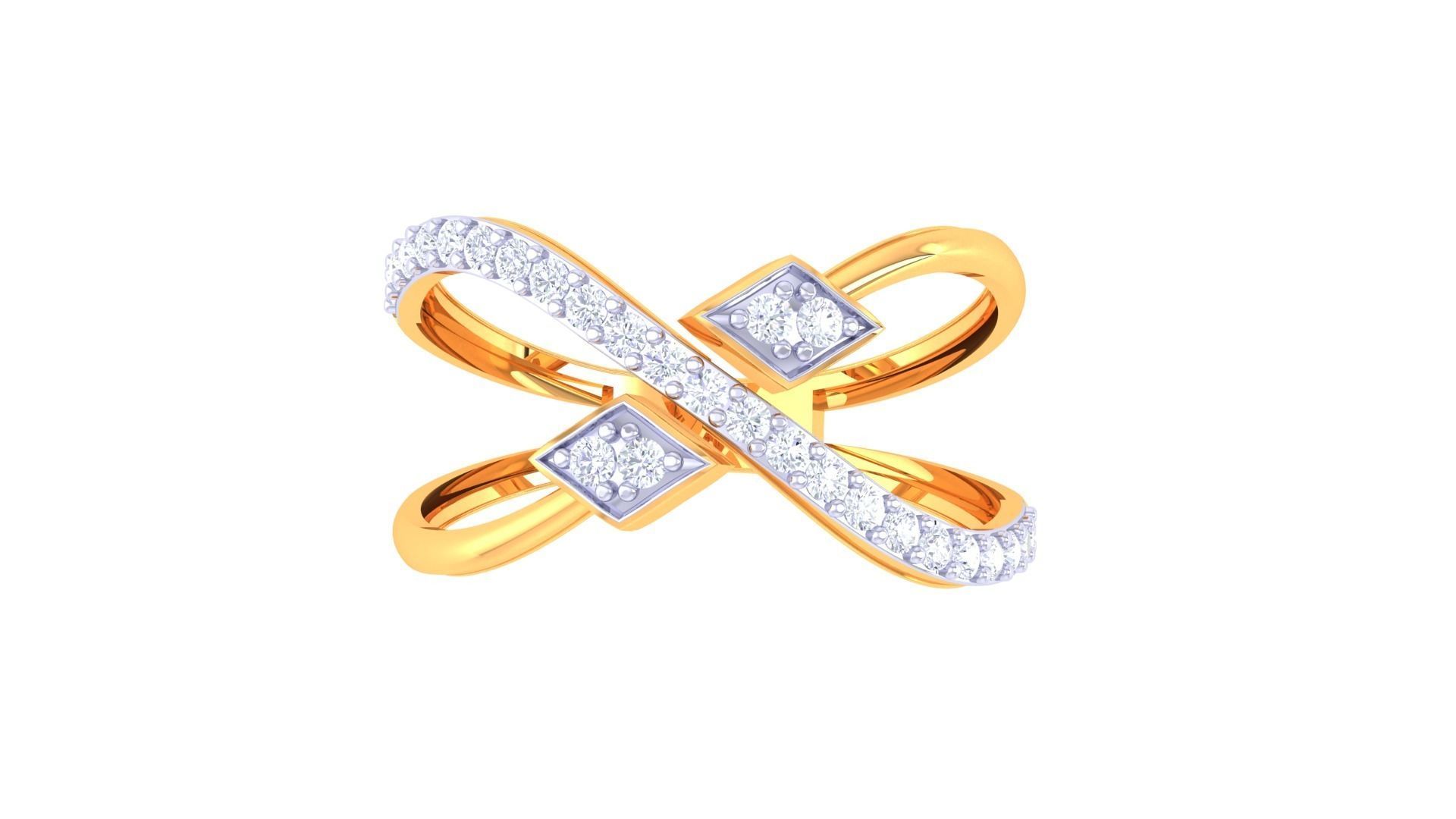 Delicate Ring - 59 3D print model_2