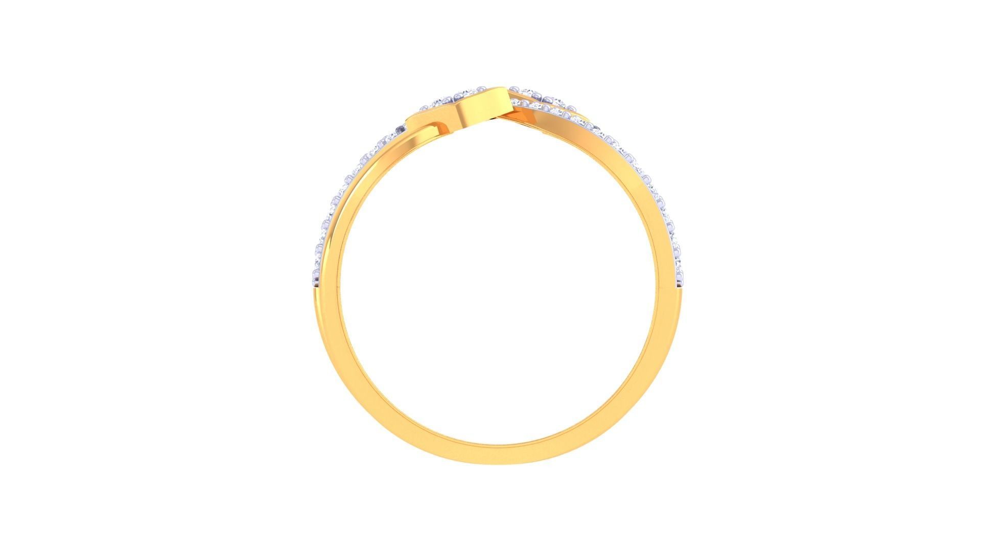 Delicate Ring - 59 3D print model_3