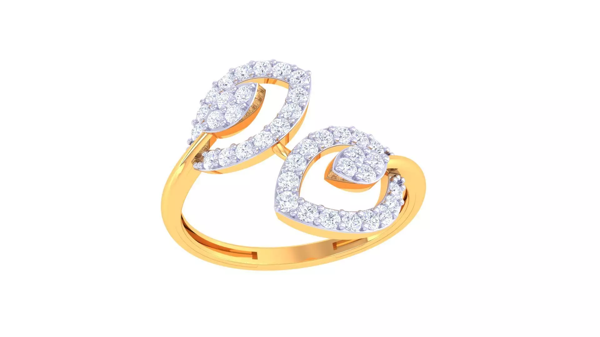 Diamond Ring - 57 3D print model_0