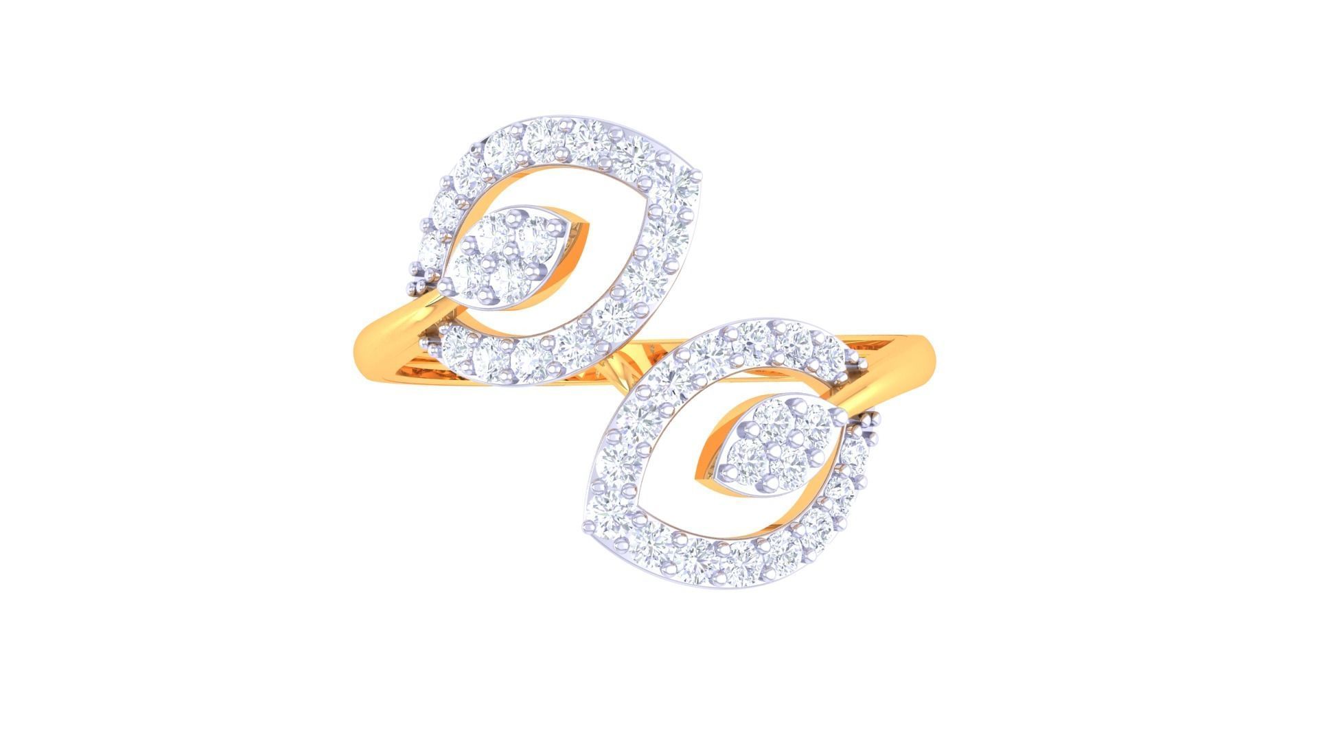 Diamond Ring - 57 3D print model_2