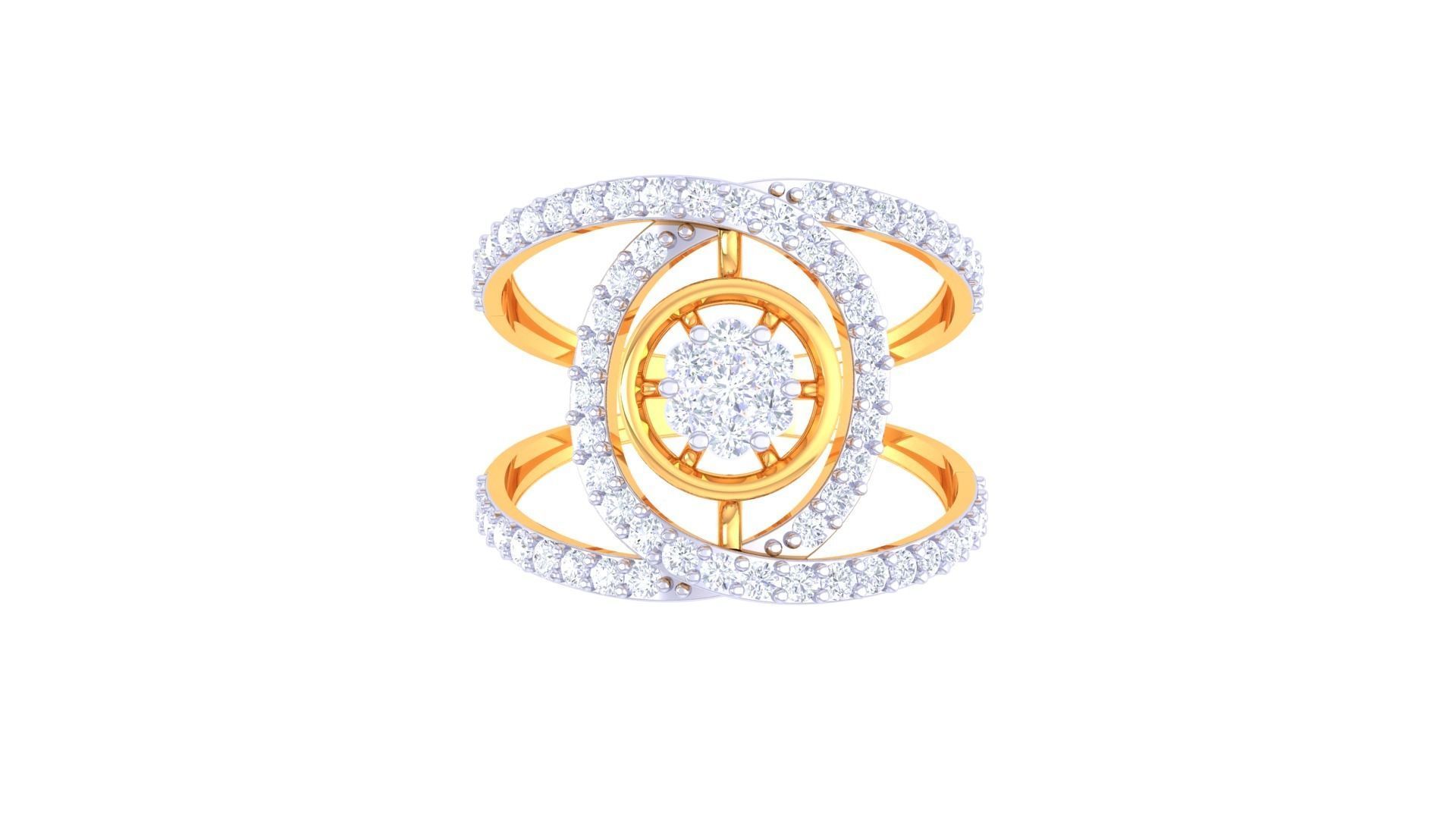 Diamond Ring - 47 3D print model_2