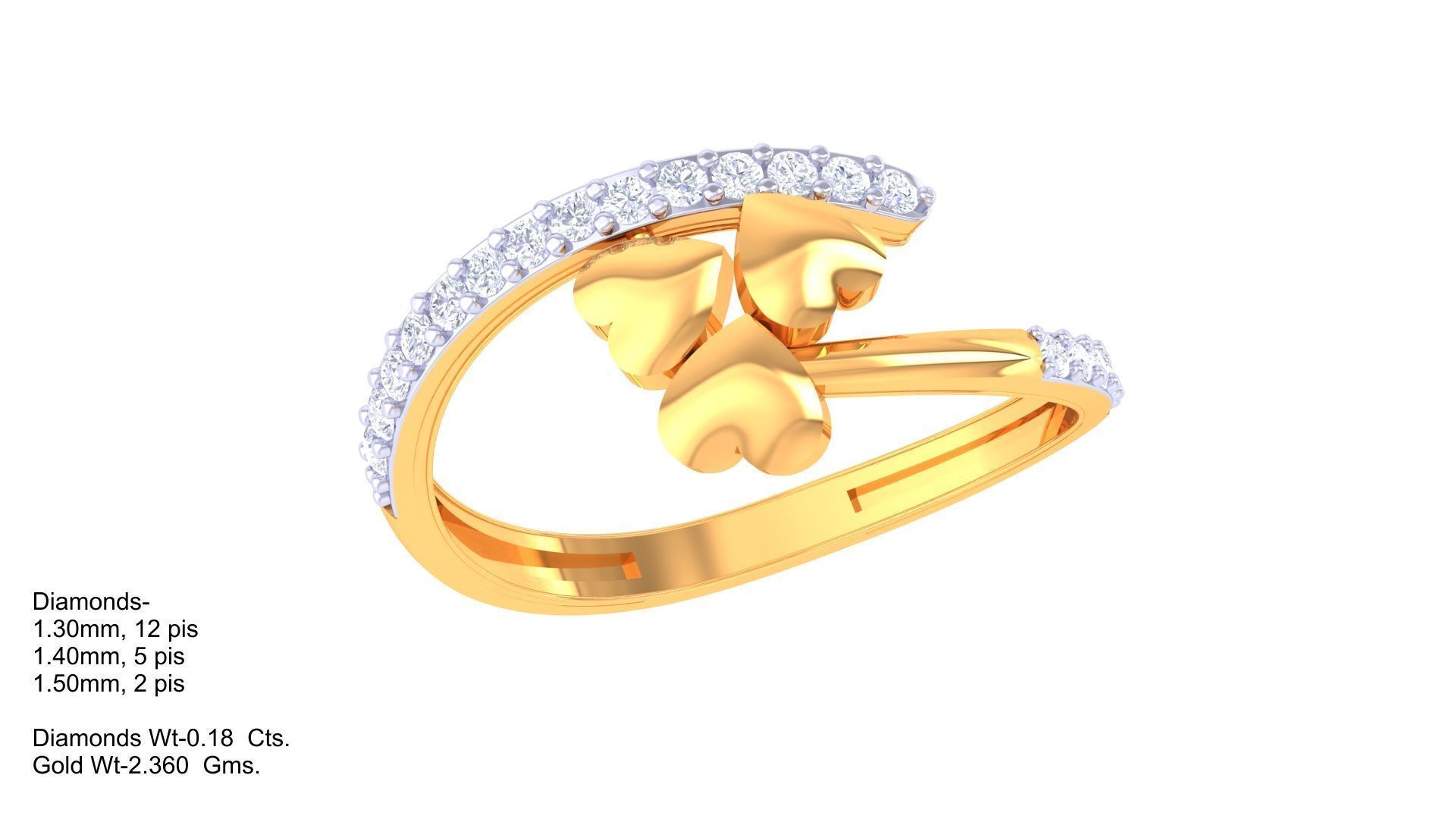 Delicate Ring - 44 3D print model_1