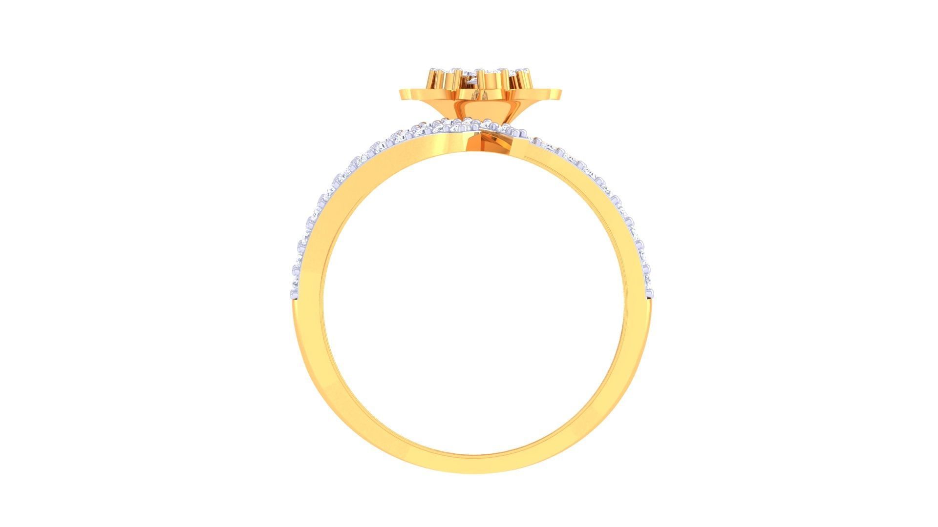 Diamond Ring - 22 3D print model_3