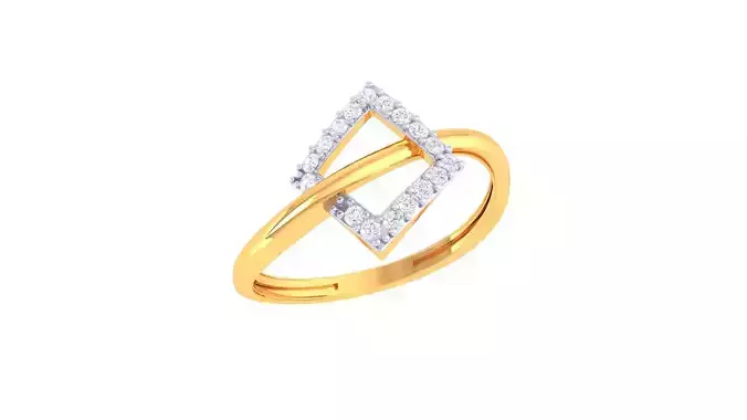 Delicate Ring - 17 3D print model