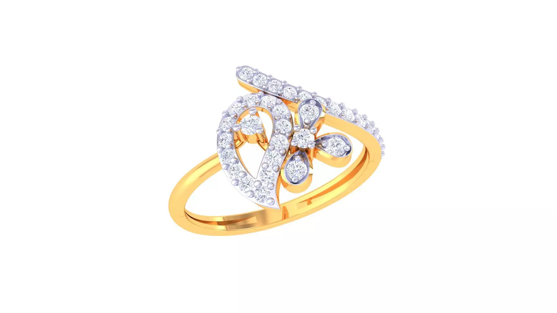 Diamond Ring - 16 3D print model_0